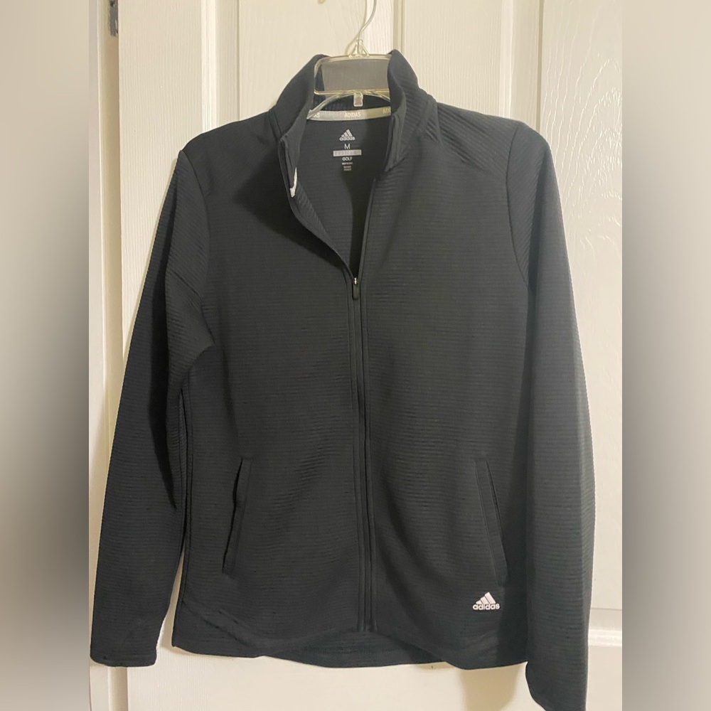 Adidas Black Full-Zip Golf Jacket - Picture 5 of 12